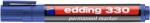 edding Alkoholos marker, 1-5 mm, vágott, EDDING "330", kék (7580018002) - mystock