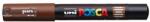 uni Dekormarker, 0, 7-1, 0 mm, UNI "Posca PC-1M", barna (2UPC1MB)