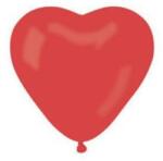  Léggömb, 25cm, szív alakú, piros, 10db/cs (CR10-45CS) - mystock