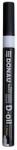 DONAU Lakkmarker, 2, 2mm, S, DONAU "D-oil", fehér, 12db/doboz (7368001PL-09)