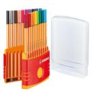STABILO Tűfilc készlet, 0, 4 mm, STABILO "Point 88 ColorParade", 20 különböző szín (8820-03) - mystock