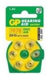 GP Batteries GP Hearing Aid ZA10 (7005ZD, PR70) Cink-levegő hallókészülék elem 6db/bliszter (B3510) - mystock
