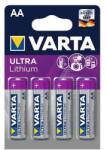 VARTA Elem, AA ceruza, 4 db, lítium, VARTA "Ultra Lithium (6106301404) - mystock