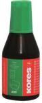 Kores Bélyegzőfesték, 28 ml, KORES, zöld (71318) - mystock