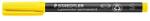 STAEDTLER Alkoholos marker, OHP, 0, 4 mm, STAEDTLER "Lumocolor 313 S", sárga (313-1)