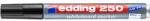 edding Tábla- és flipchart marker, 1-3 mm, kúpos, EDDING "250", fekete (7580095001)