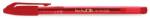 FlexOffice Golyóstoll, 0, 4mm, kupakos, FLEXOFFICE "TechJob", piros, 12db/cs (FO-016RED) - mystock