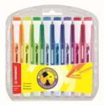 STABILO Szövegkiemelő készlet, 1-4 mm, STABILO "Swing Cool", 8 különböző szín (275/8-3) - mystock