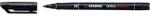 STABILO Alkoholos marker, 1 mm, STABILO "OHPen M", fekete (843/46)