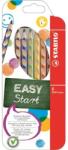 STABILO Színes ceruza készlet, háromszögletű, balkezes, STABILO "EasyColours", 6 különböző szín (331/6) - mystock