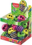 Maped Hegyező display, kétlyukú, tartályos, MAPED "Croc Croc", kukac, vegyes színek, 18db/disp (501700)