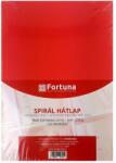 Fortuna Hátlap FORTUNA A4 230g matt bőrhatású piros 100/dob (FO00106) - mystock