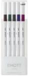 uni Tűfilc UNI EMOTT 5db-os készlet 0, 4mm (sötétbarna, khaki, szürke, lila, ametiszt) (2UEMOTTNO3) - mystock