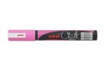 uni Krétamarker, 1, 8-2, 5 mm, UNI "PWE-5M", fluor rózsaszín (PWE-5M F.PINK)