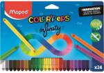 Maped Színes ceruza készlet, háromszögletű, MAPED "Color`Peps INFINITY", 24 különböző szín (861601)