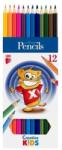 ICO Színes ceruza készlet, hatszögletű, ICO "Creative Kids", 12 különböző szín (7140144002/7140144001) - mystock