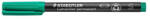 STAEDTLER Alkoholos marker, OHP, 0, 4 mm, STAEDTLER "Lumocolor 313", zöld (313-5) - mystock