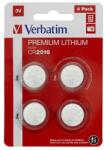 Verbatim Gombelem, CR2016, 4 db, VERBATIM "Premium (49531) - mystock