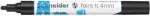 Schneider Akril marker, 4 mm, SCHNEIDER "Paint-It 320" , fekete (120201)
