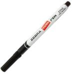Zebra Alkoholos marker, 1, 5 mm, kúpos, ZEBRA "Name Pen Fine", fekete (33106) - mystock