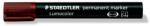 STAEDTLER Alkoholos marker, 2 mm, kúpos, STAEDTLER "Lumocolor 352", barna (352-7) - mystock