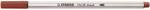 STABILO Ecsetirón, STABILO "Pen 68 brush", vörösesbarna (568/75) - mystock