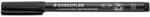 STAEDTLER Alkoholos marker, OHP, 1 mm, STAEDTLER "Lumocolor 317", fekete (317-9) - mystock