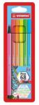 STABILO Rostirón készlet, 1 mm, STABILO "Pen 68", 6 neon szín (6806-1)