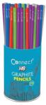 Connect Grafitceruza HB, színes, kerek test, Connect 72 db/csomag, (000045135)