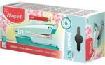 Maped Tűzőgép, 24/6, 26/6, 25 lap, MAPED "Universal Metal Half-Strip Pastel", pasztell türkiz (354301) - mystock