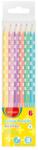 Keyroad Színes ceruza készlet háromszögletű Keyroad Pastel 6 klf. pasztell szín (KR971871) - mystock