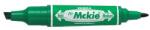Zebra Alkoholos marker, 2, 0/4, 0 mm, kúpos/vágott, kétvégű, ZEBRA "Hi-Mckie", zöld (50254)