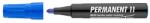 ICO Alkoholos marker, 1-3 mm, kúpos, ICO "Permanent 11", kék (9580007006)