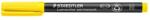 STAEDTLER Alkoholos marker, OHP, 1 mm, STAEDTLER "Lumocolor 317 M", sárga (317-1) - mystock