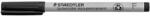 STAEDTLER Alkoholmentes marker, OHP, 0, 6 mm, STAEDTLER "Lumocolor 316 F", fekete (316-9)