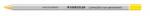 STAEDTLER Színes ceruza, hatszögletű, mindenre író, lemosható (omnichrom), STAEDTLER "Lumocolor 108", sárga (108-1) - mystock
