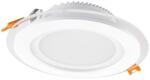 2R CAPRI GLASS R 18W 3 WHITE kerek mélysugárzó (90406002) - mystock