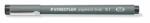 STAEDTLER Tusfilc, 0, 1 mm, STAEDTLER "Pigment Liner 308", fekete (308 01-9) - mystock