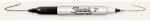 Sharpie Alkoholos marker, kúpos, kétvégű, SHARPIE "Twin Tip", fekete (S0811100)