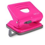 Rapesco Lyukasztó, kétlyukú, 25 lap, fém, RAPESCO "825", pink (1360) - mystock