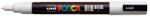 uni Dekormarker, 0, 9-1, 3 mm, UNI "Posca PC-3M", fehér (PC-3M WHITE)