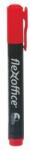 FlexOffice Alkoholos marker, 1, 5 mm, kúpos, FLEXOFFICE "PM03", piros (FO-PM03RED)