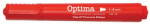 Optima Alkoholos marker OPTIMA kerek piros (120937)