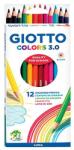 GIOTTO Színes ceruza GIOTTO Colors 3.0 hatszögletű 12db/készlet (2766 00)