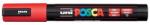 uni Dekormarker, 1, 8-2, 5 mm, UNI "Posca PC-5M", piros (PC-5M RED)