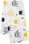 New Baby Flanel pelenka nyomtatott mintával New Baby fehér korona - babacokmok
