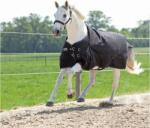 Kavalkade Alaska IV" Fleece kültéri takaró, fekete - 115 cm