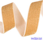  Csillogó bársony szalag 25mm x 10m - Arany