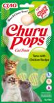 Churu Inaba Churu Pops Recompense pentru Pisici cu Ton si Pui