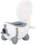 FreeON Olita copii Potty Plane, FreeON, forma de avion, 32 x 28 x 41 cm, White Grey (42318) Olita